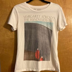 Soft Out of Print T-shirt featuring Margaret Atwood’s THE HANDMAID’S TALE size L